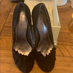 Black Laura Ashley heels. Cute!